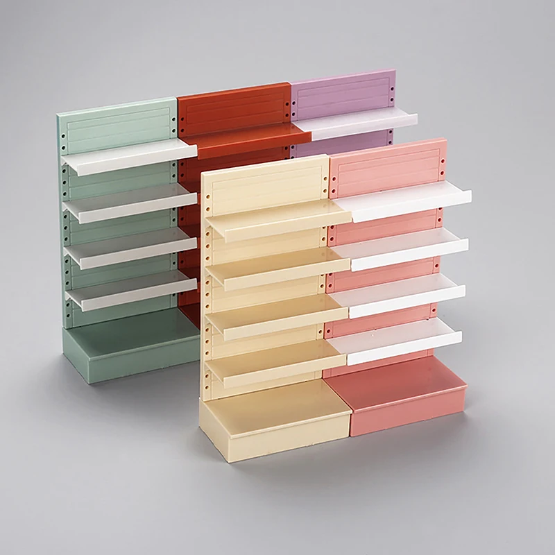 1/12 Dollhouse Supermarket Display Shelf Dollhouse Simulated Snack Cabinet Dolls House Miniature Furniture Accessories