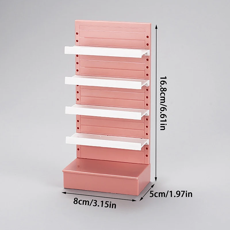 1/12 Dollhouse Supermarket Display Shelf Dollhouse Simulated Snack Cabinet Dolls House Miniature Furniture Accessories