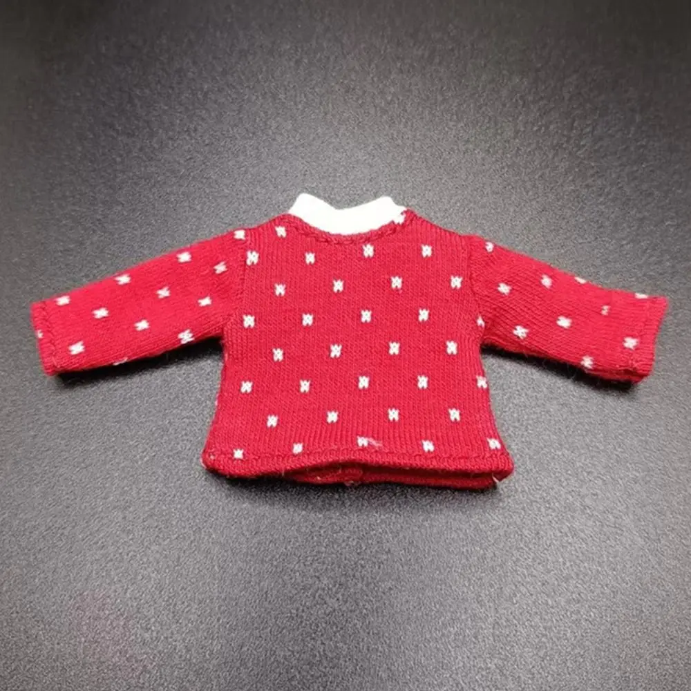 Obitsu 11 Clothes Suit Tops Bottoming Shirt Cotton Dot Blouse Mini Socks For for Joint OB11 Dolls Accessories Kids Toys