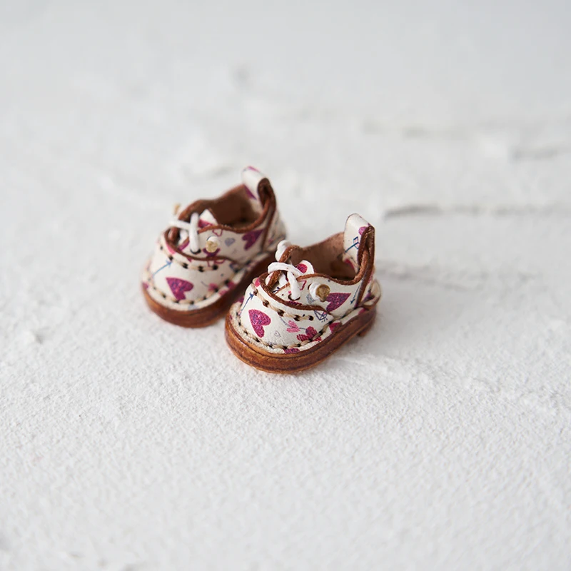 OB11 Doll Shoes 1/12 Inch Leather Shoes, Sports Shoes, Mosaic Shoes, Handmade Leather Shoes GSG Body9 YMY