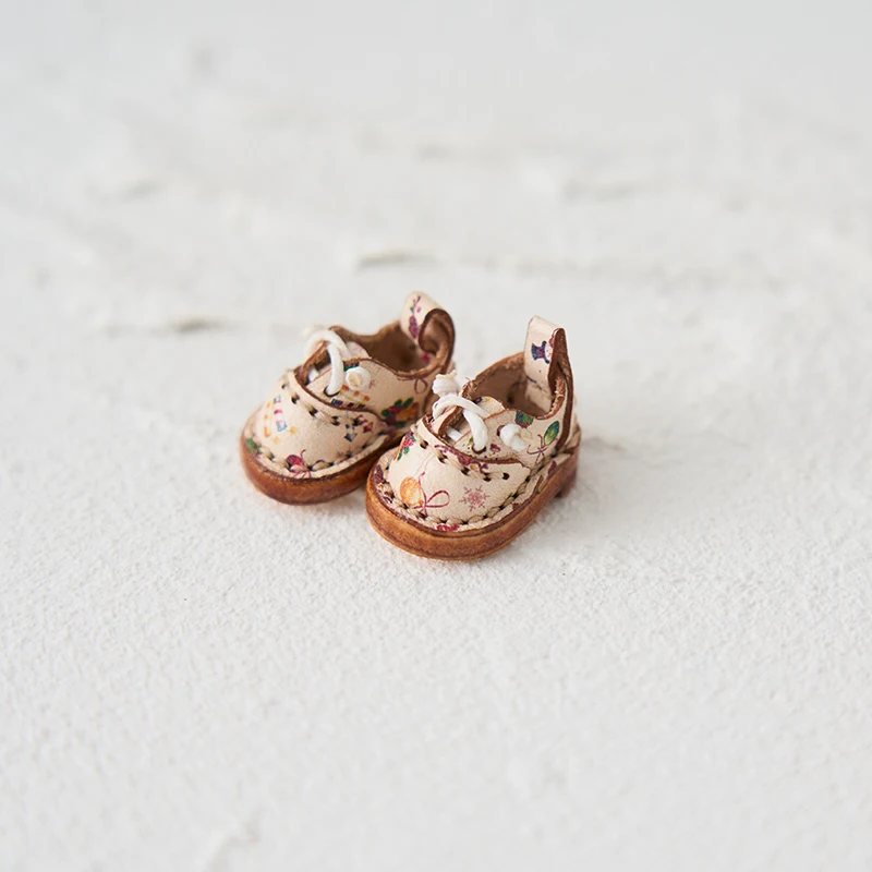 OB11 Doll Shoes 1/12 Inch Leather Shoes, Sports Shoes, Mosaic Shoes, Handmade Leather Shoes GSG Body9 YMY