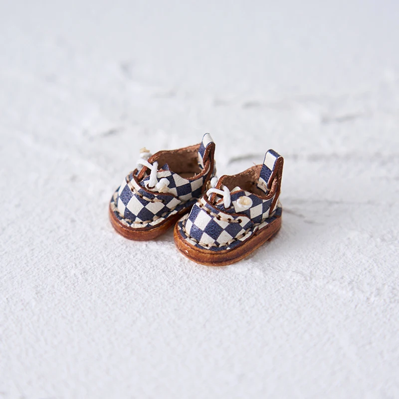 OB11 Doll Shoes 1/12 Inch Leather Shoes, Sports Shoes, Mosaic Shoes, Handmade Leather Shoes GSG Body9 YMY