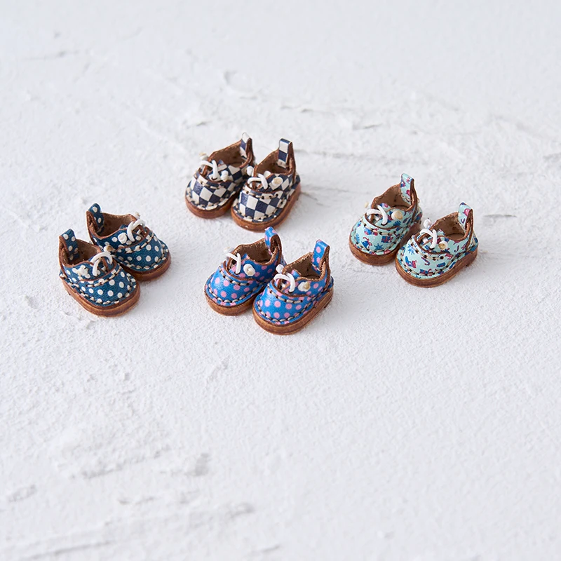 OB11 Doll Shoes 1/12 Inch Leather Shoes, Sports Shoes, Mosaic Shoes, Handmade Leather Shoes GSG Body9 YMY