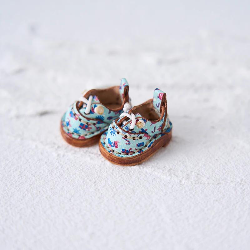 OB11 Doll Shoes 1/12 Inch Leather Shoes, Sports Shoes, Mosaic Shoes, Handmade Leather Shoes GSG Body9 YMY