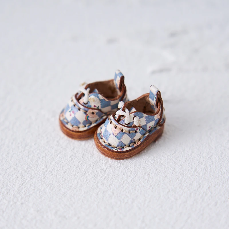 OB11 Doll Shoes 1/12 Inch Leather Shoes, Sports Shoes, Mosaic Shoes, Handmade Leather Shoes GSG Body9 YMY