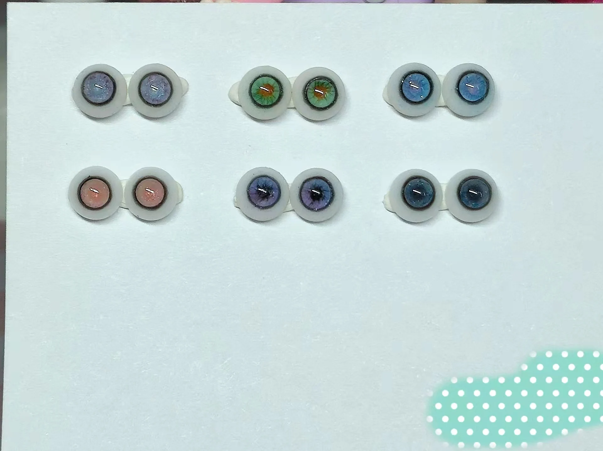 Mini doll eyes 3mm eyeballs 3.5cm 4cm Mini doll eyes