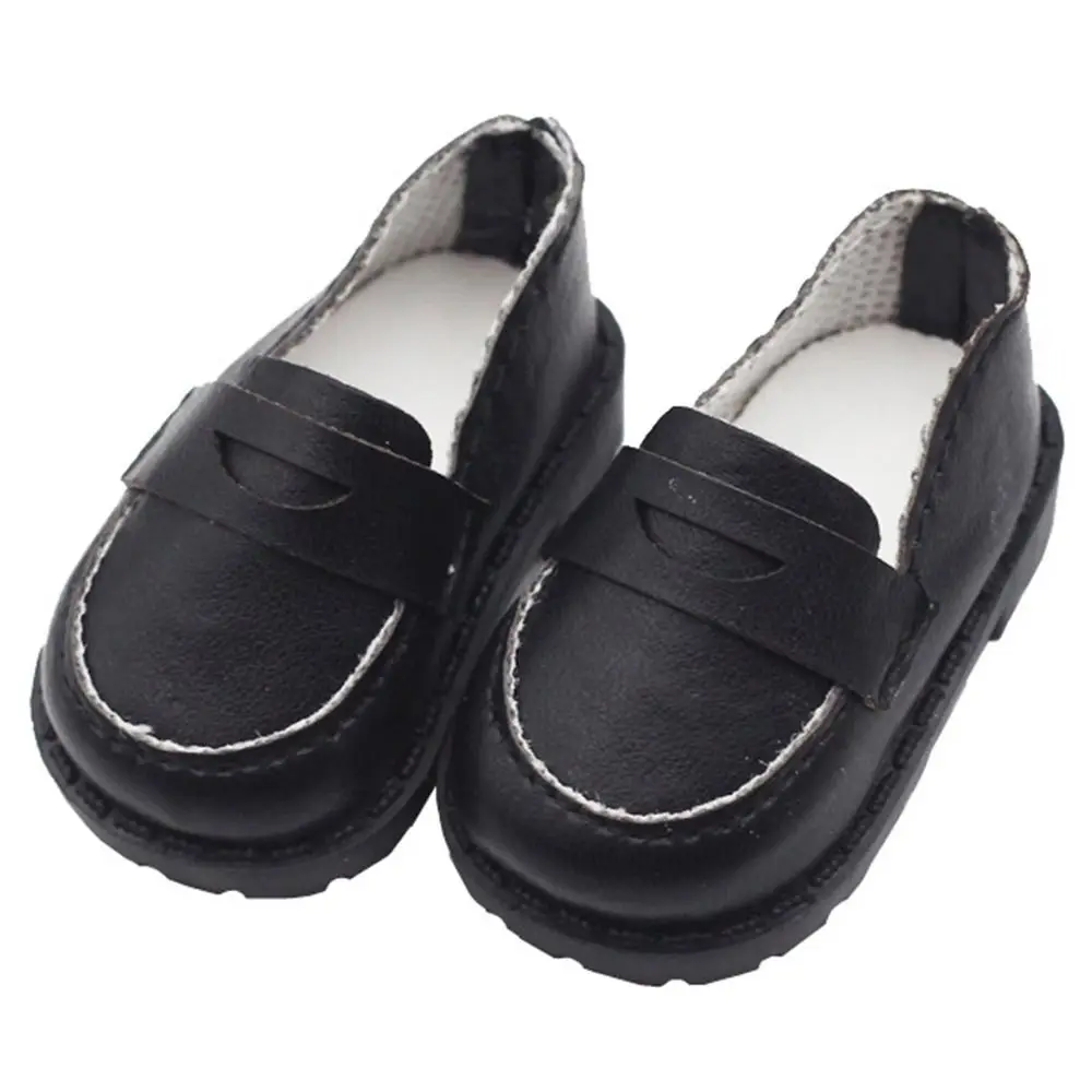 5.5*2.6cm Doll Leather Shoes Clothes Accessories For 20cm Cotton Dolls for EXO Idol Doll Casual Wear Shoes Fashion DIY Doll Toys