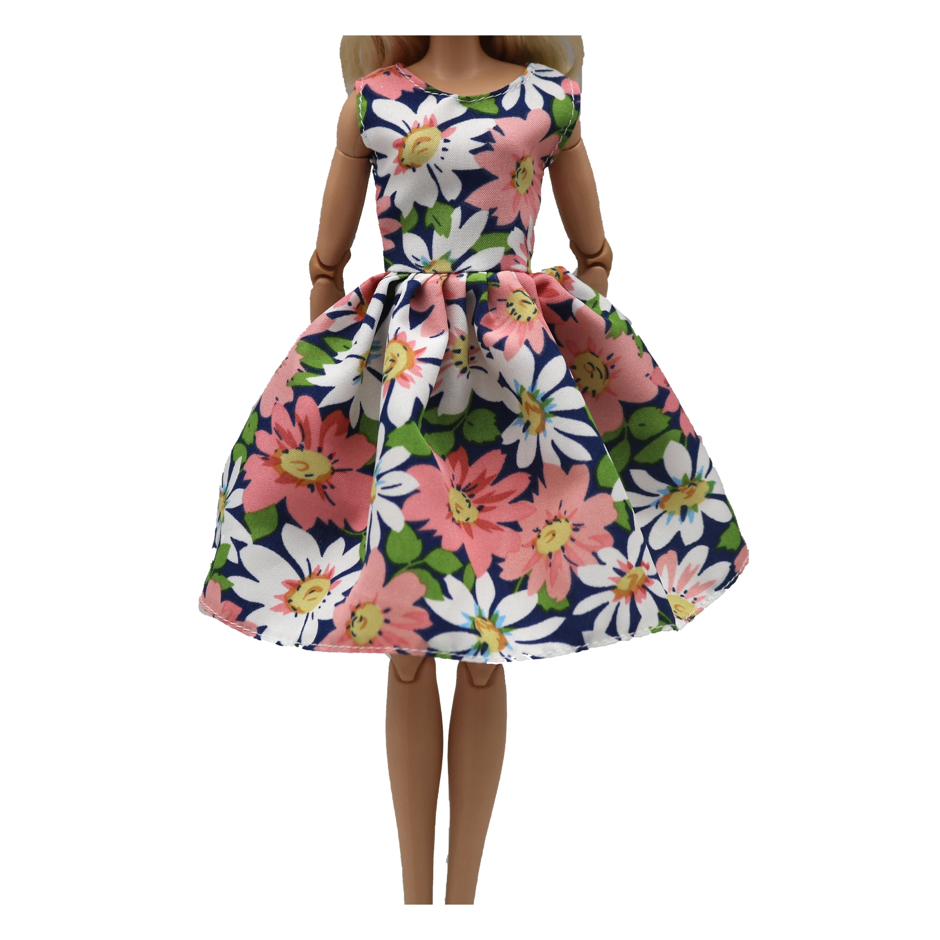 New 30cm 1/6 3 colors floral dress Daily Wear Doll Accessories Clothes for Barbies doll