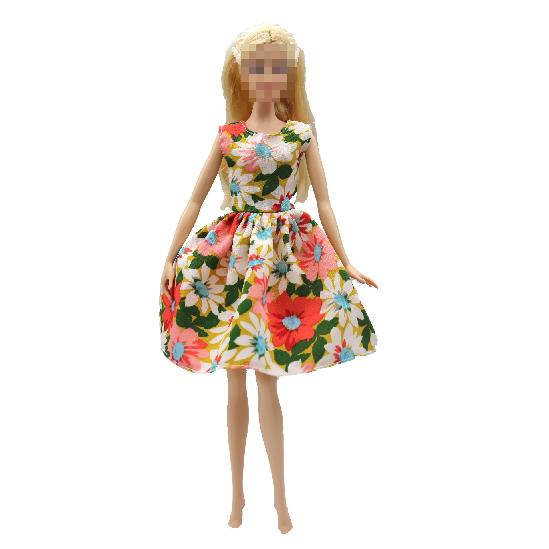 New 30cm 1/6 3 colors floral dress Daily Wear Doll Accessories Clothes for Barbies doll