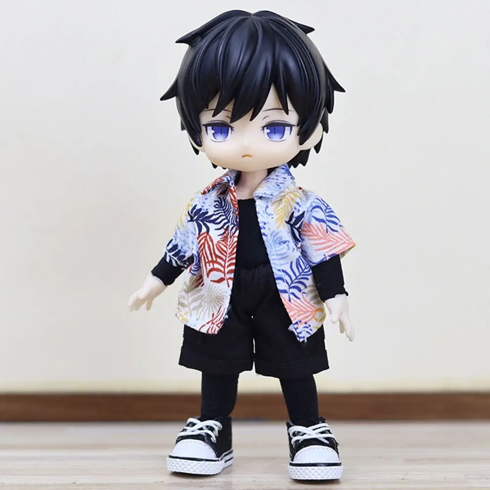Ob11 Doll Clothes White Shirt Casual Wear T-shirt Tops Leggings For 1/12Bjd Dolls Accessories Obitsu11 Clothes Kids Toys