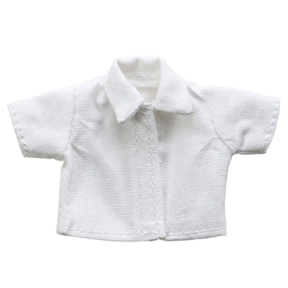 Ob11 Doll Clothes White Shirt Casual Wear T-shirt Tops Leggings For 1/12Bjd Dolls Accessories Obitsu11 Clothes Kids Toys