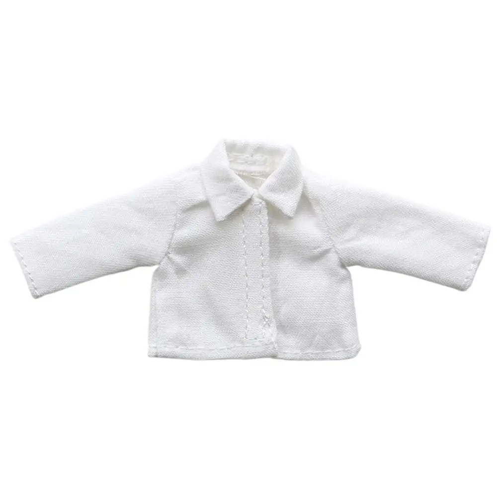 Ob11 Doll Clothes White Shirt Casual Wear T-shirt Tops Leggings For 1/12Bjd Dolls Accessories Obitsu11 Clothes Kids Toys