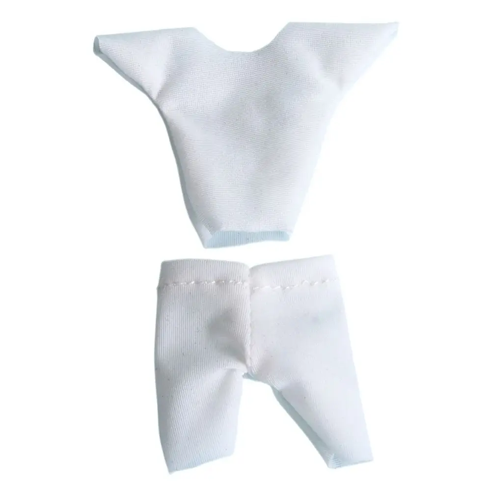 Ob11 Doll Clothes White Shirt Casual Wear T-shirt Tops Leggings For 1/12Bjd Dolls Accessories Obitsu11 Clothes Kids Toys
