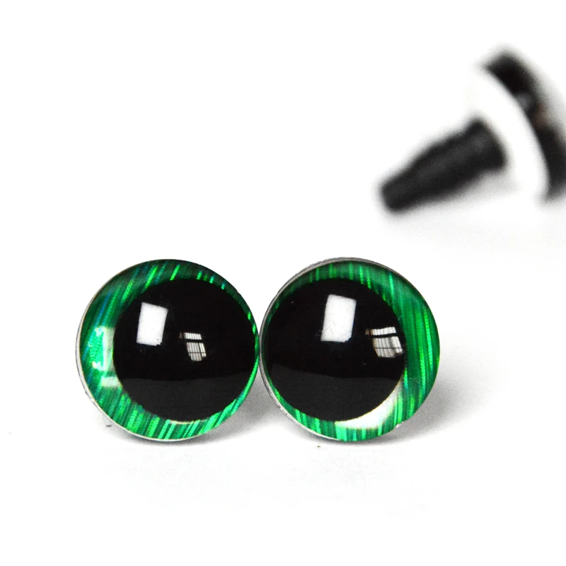 20PCS/lot 16mm 18mm 20mm 25mm 30mm Cartoon 3D glitter toy eyes funny doll eyes With washer FOR PLUSH CRAFT