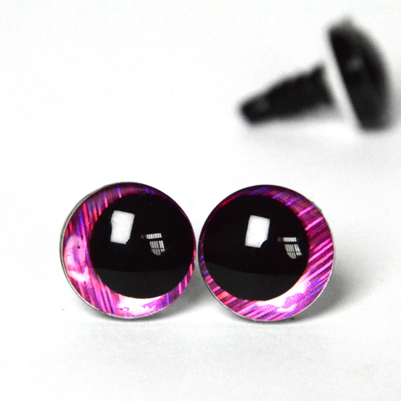 20PCS/lot 16mm 18mm 20mm 25mm 30mm Cartoon 3D glitter toy eyes funny doll eyes With washer FOR PLUSH CRAFT