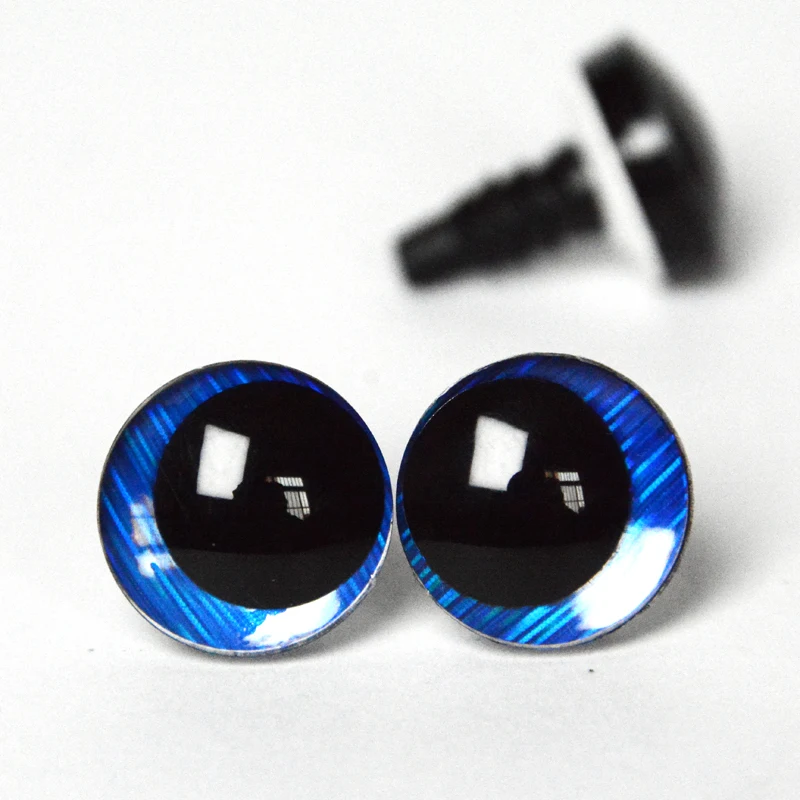 20PCS/lot 16mm 18mm 20mm 25mm 30mm Cartoon 3D glitter toy eyes funny doll eyes With washer FOR PLUSH CRAFT