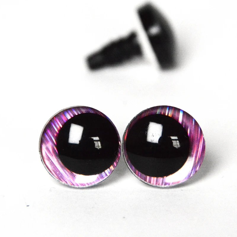 20PCS/lot 16mm 18mm 20mm 25mm 30mm Cartoon 3D glitter toy eyes funny doll eyes With washer FOR PLUSH CRAFT