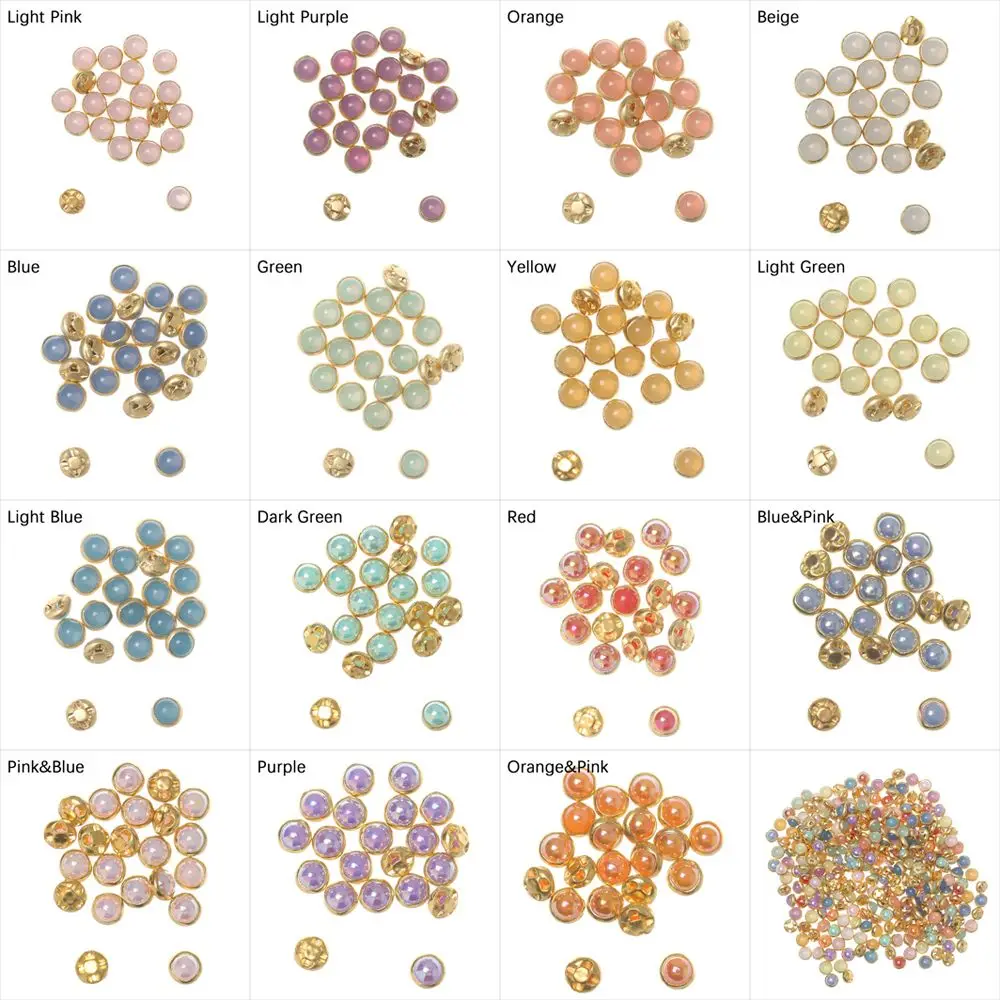 20/40 Pcs 4mm Mini Doll Buttons Ultra-small Pearl Buckle Belt Buckle Doll Shoes Buckle DIY Doll Clothing Buckles Accessories