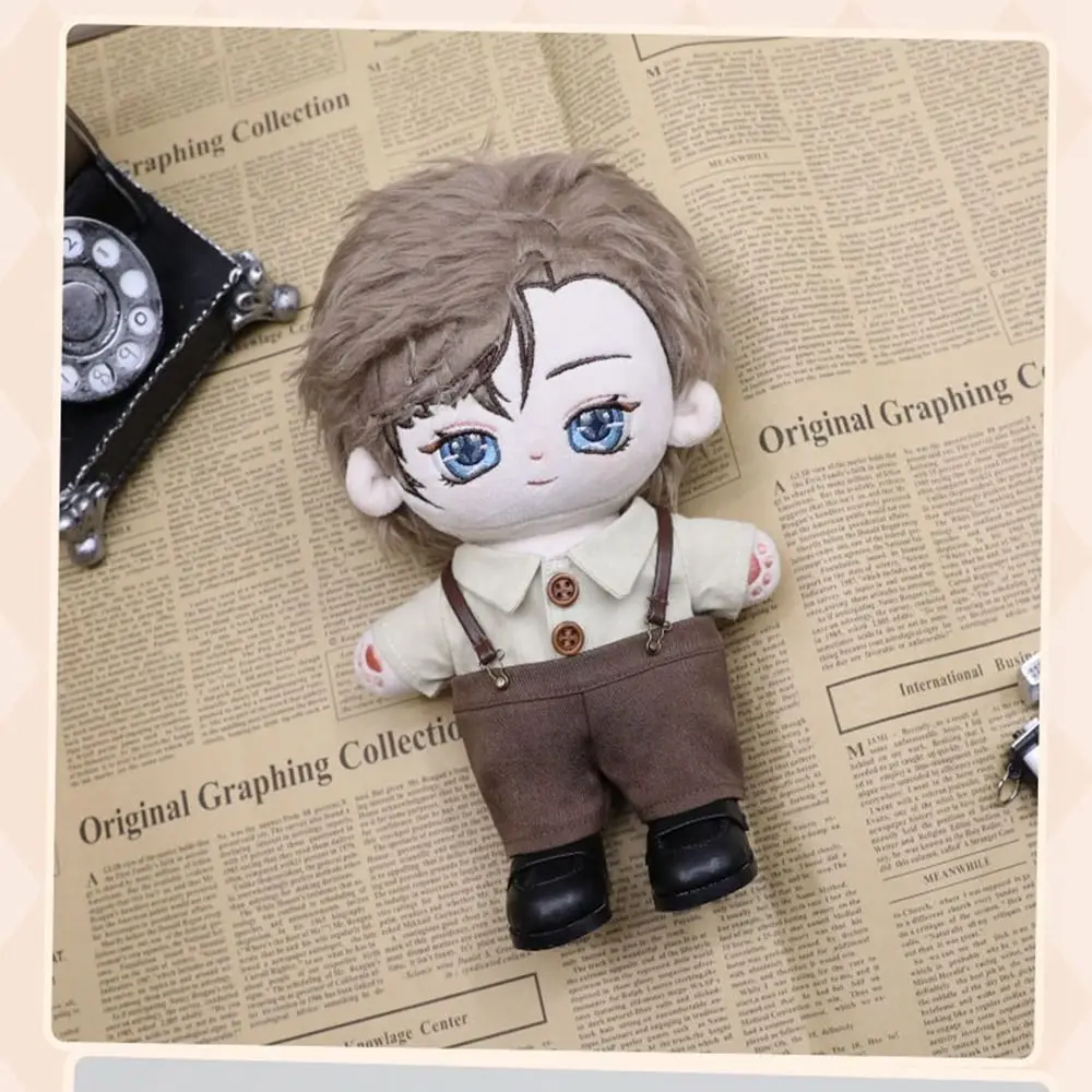 1Set 20cm Cotton Doll Windbreaker Hat Clothes Fashion Doll Overall Suit Casual Wears Suits Plush Idol Dolls Clothes Accessories
