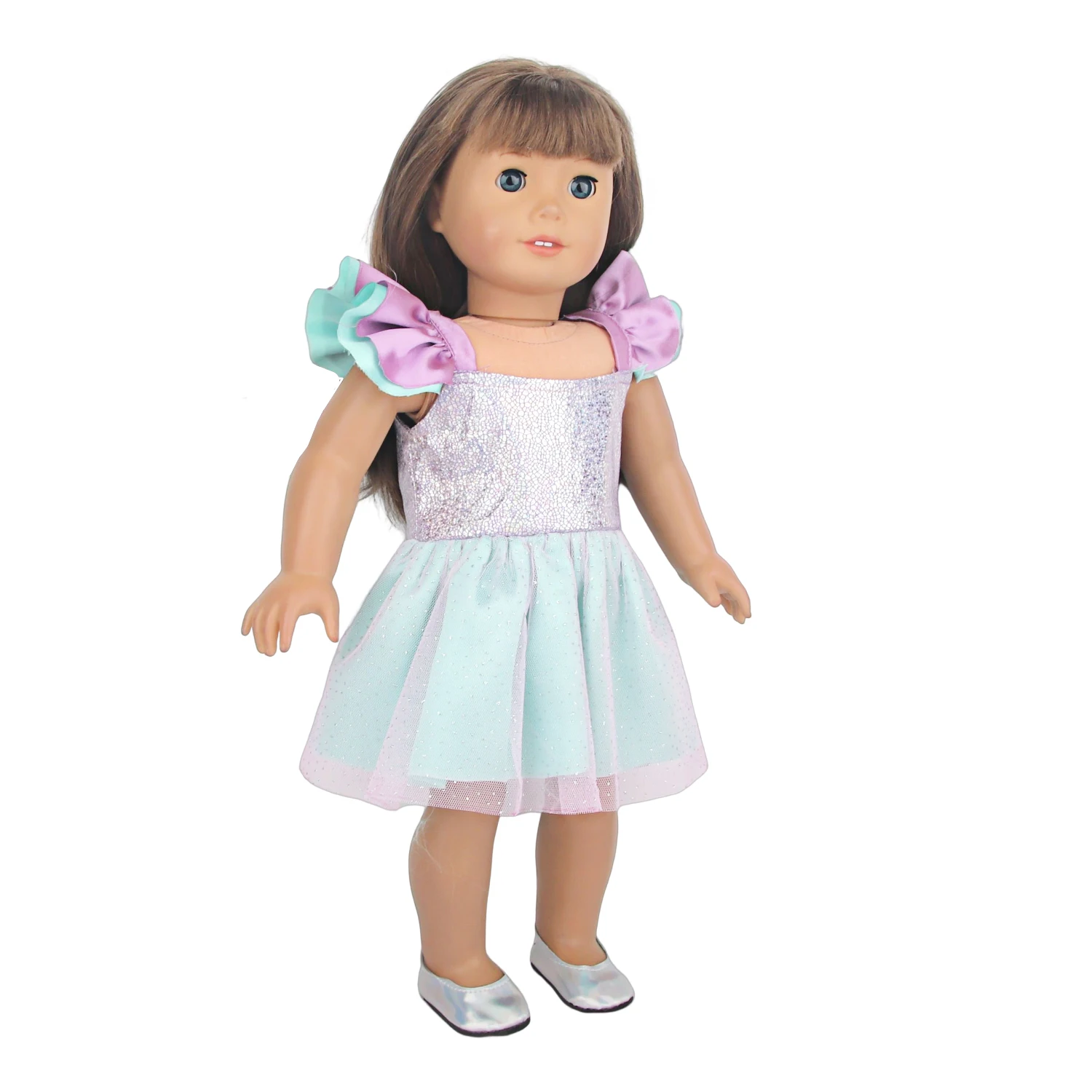 Cute Princess Doll Dress Clothes For American 18 Inch Girl Dolls Bow Skirt For 43cm Baby New Born&OG,Life Girl Doll KId's Gift