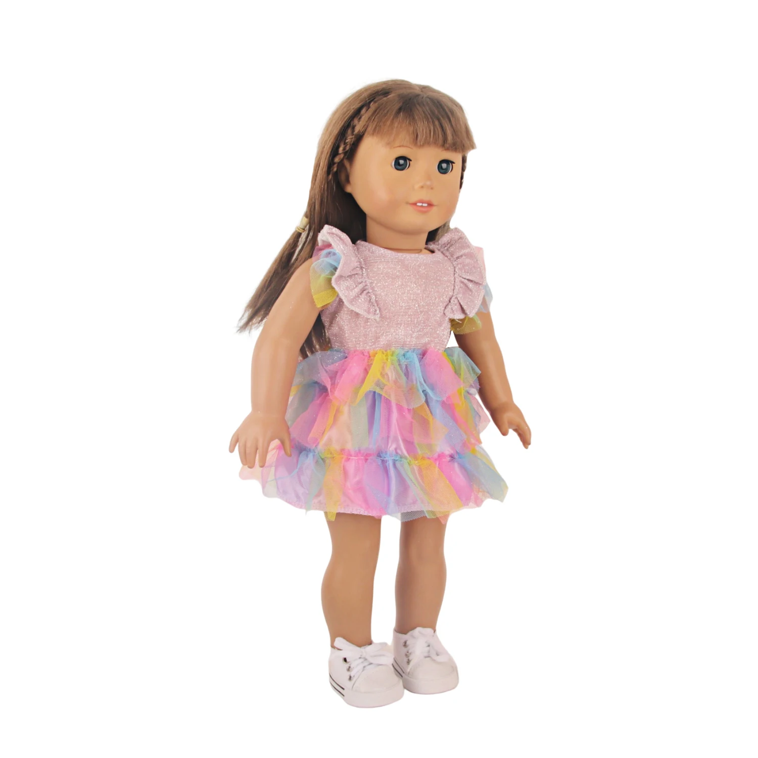Cute Princess Doll Dress Clothes For American 18 Inch Girl Dolls Bow Skirt For 43cm Baby New Born&OG,Life Girl Doll KId's Gift