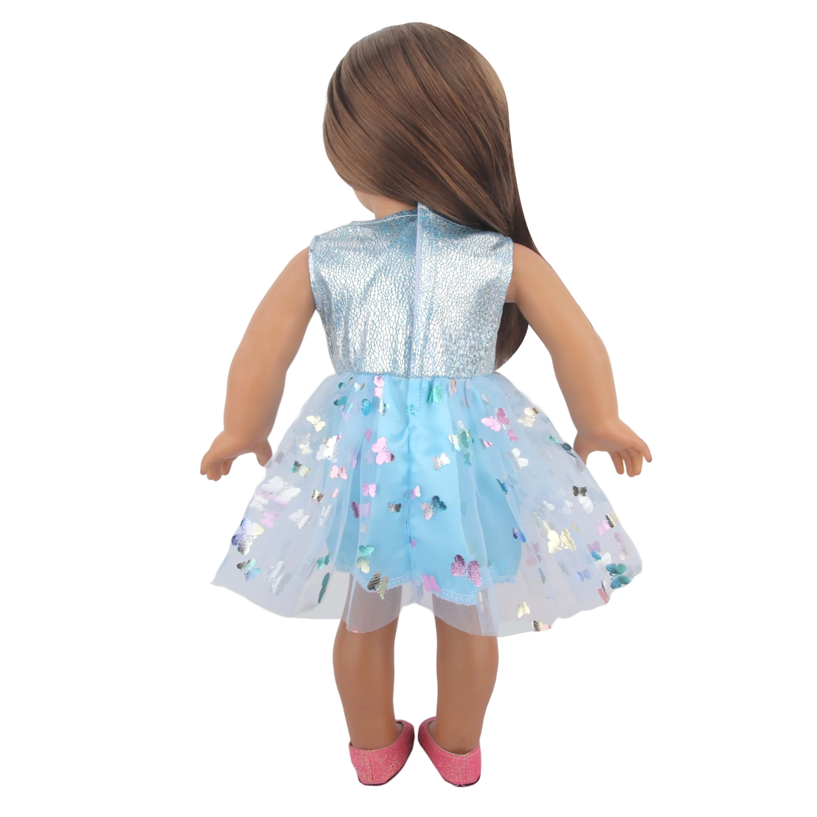 Cute Princess Doll Dress Clothes For American 18 Inch Girl Dolls Bow Skirt For 43cm Baby New Born&OG,Life Girl Doll KId's Gift