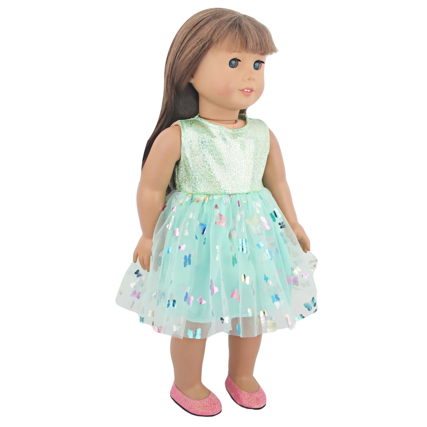 Cute Princess Doll Dress Clothes For American 18 Inch Girl Dolls Bow Skirt For 43cm Baby New Born&OG,Life Girl Doll KId's Gift
