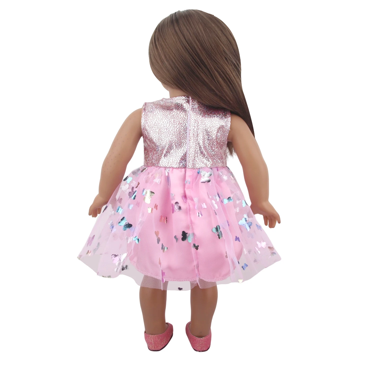 Cute Princess Doll Dress Clothes For American 18 Inch Girl Dolls Bow Skirt For 43cm Baby New Born&OG,Life Girl Doll KId's Gift