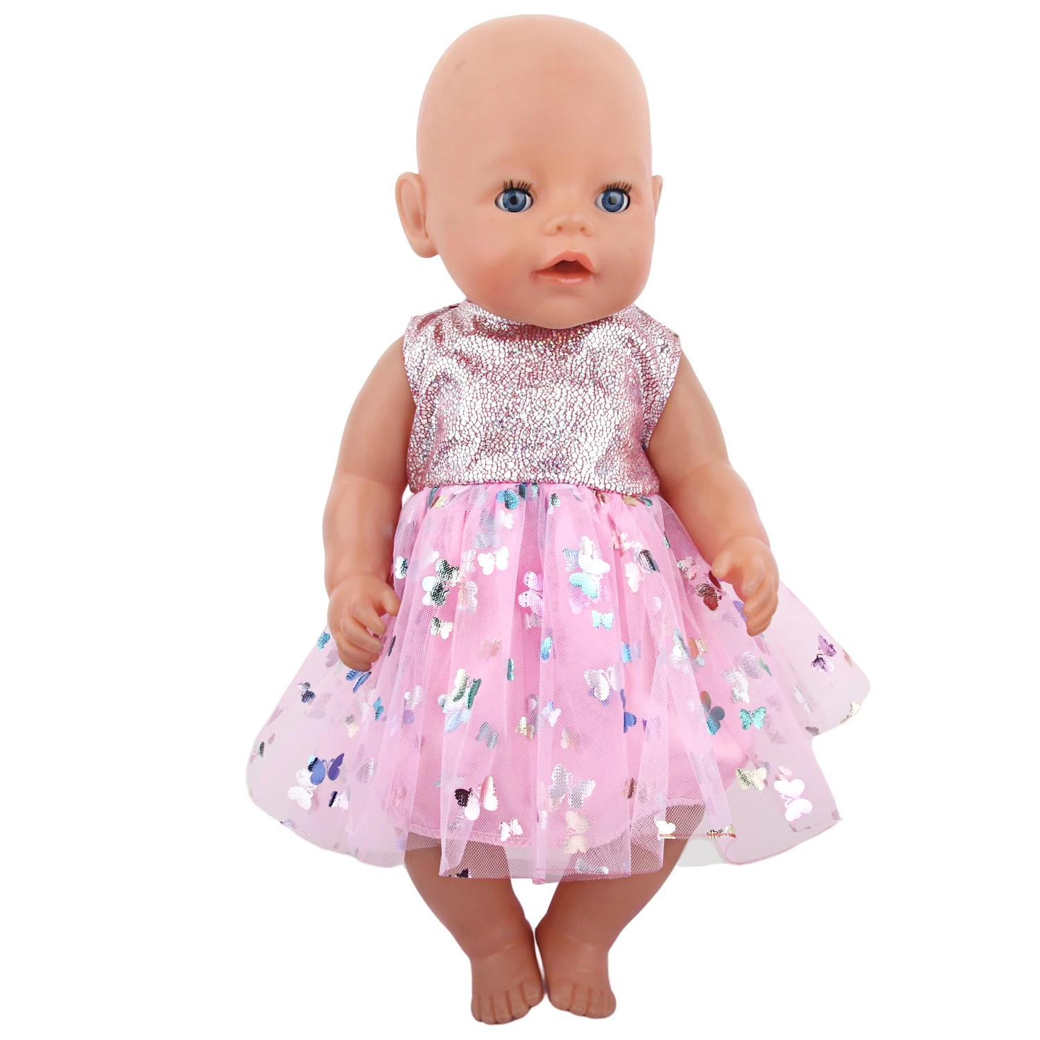Cute Princess Doll Dress Clothes For American 18 Inch Girl Dolls Bow Skirt For 43cm Baby New Born&OG,Life Girl Doll KId's Gift
