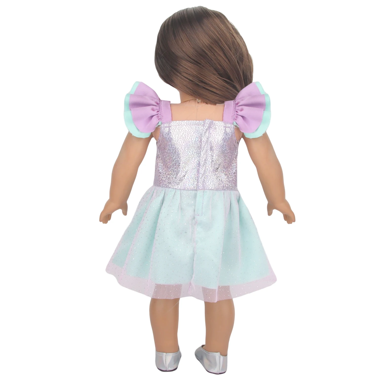 Cute Princess Doll Dress Clothes For American 18 Inch Girl Dolls Bow Skirt For 43cm Baby New Born&OG,Life Girl Doll KId's Gift