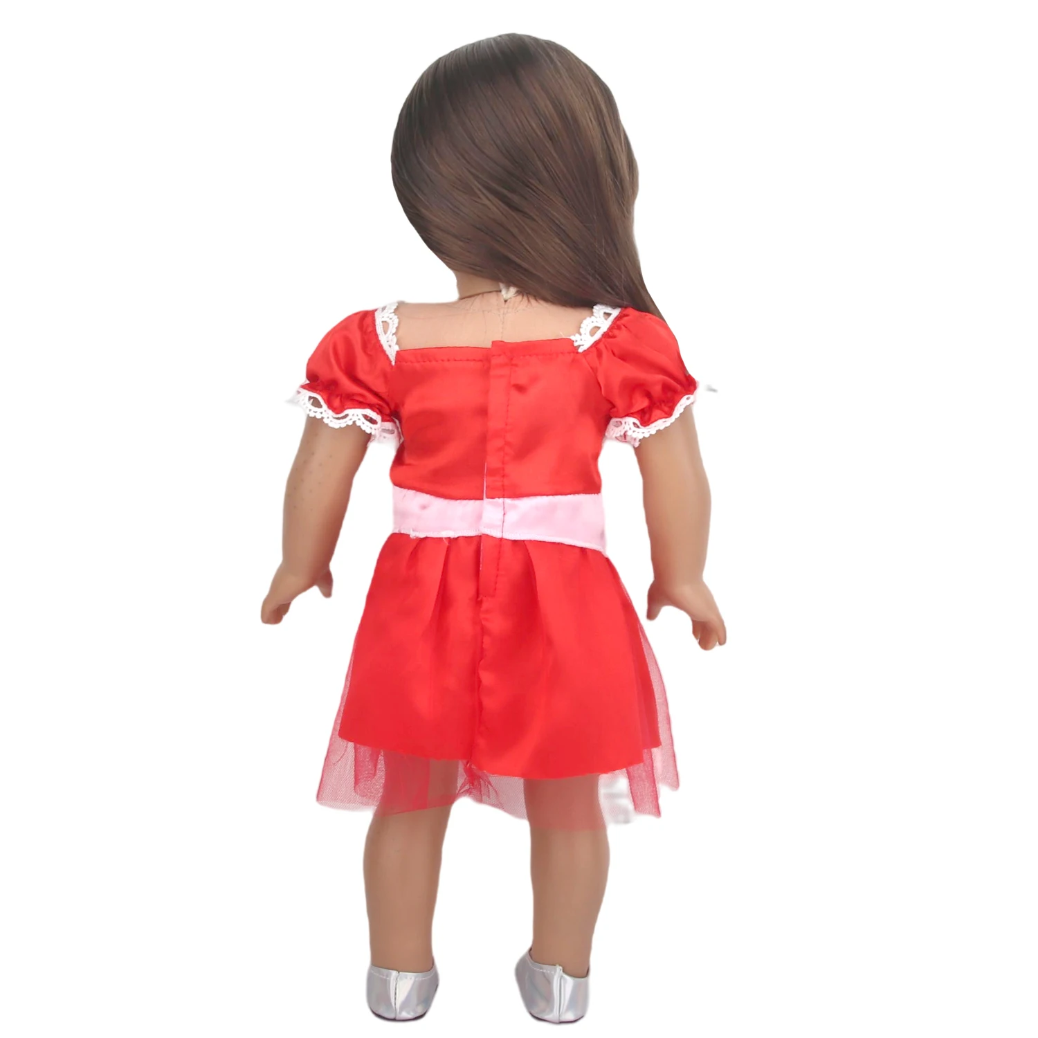 Cute Princess Doll Dress Clothes For American 18 Inch Girl Dolls Bow Skirt For 43cm Baby New Born&OG,Life Girl Doll KId's Gift