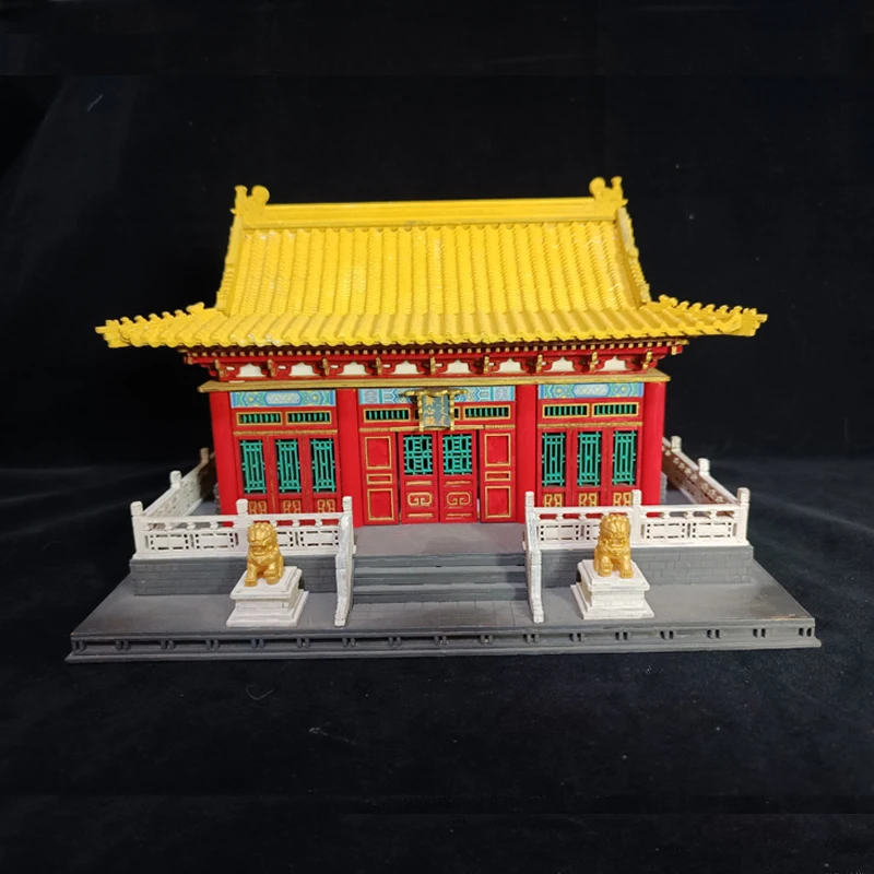 DIY Wooden Doll Houses Itsukushima Shinto Shrine Japanese Construction Miniature Building Kits with Furniture Dollhouse Gifts