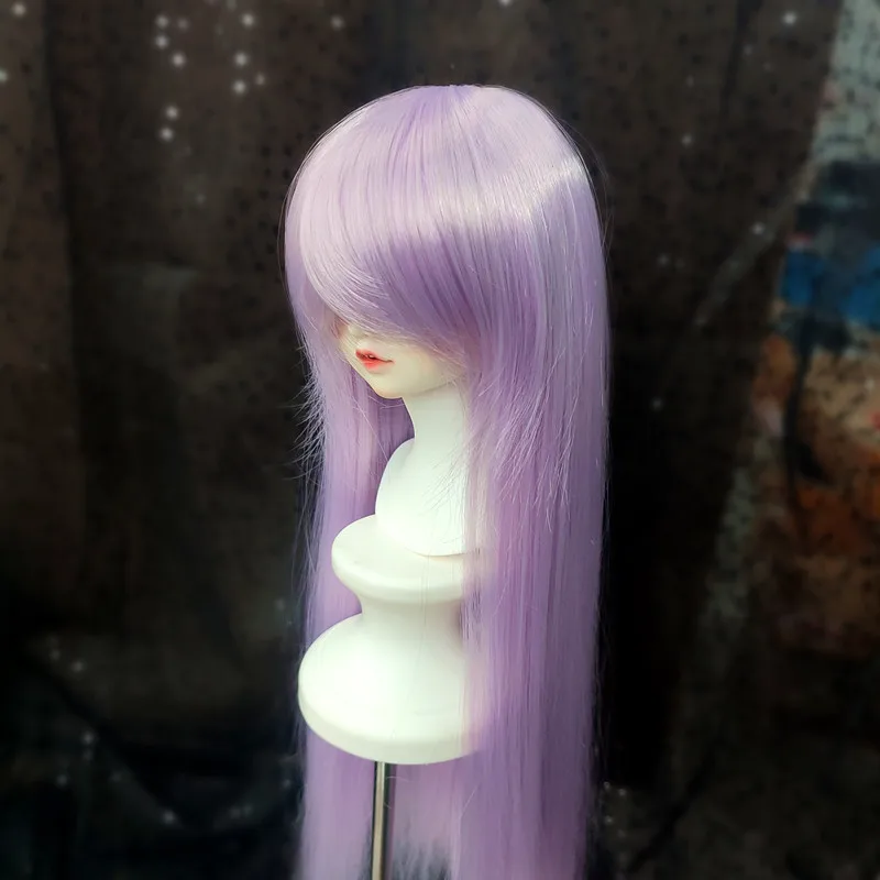 New Style 1/3 1/4 1/6 1/8 Bjd SD Wig Long Staight Hair High Temperature Fiber Wig For BJD Doll