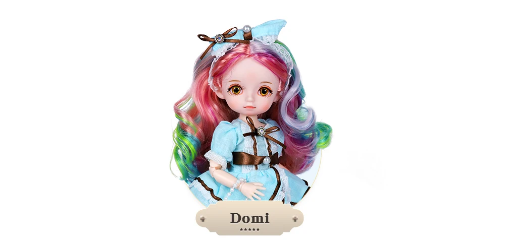 Dream Fairy 1/6 BJD Doll Trendy cute series 28cm Ball Jointed Doll Including Exquisite Clothing Headwear And Shoes Girls Gift