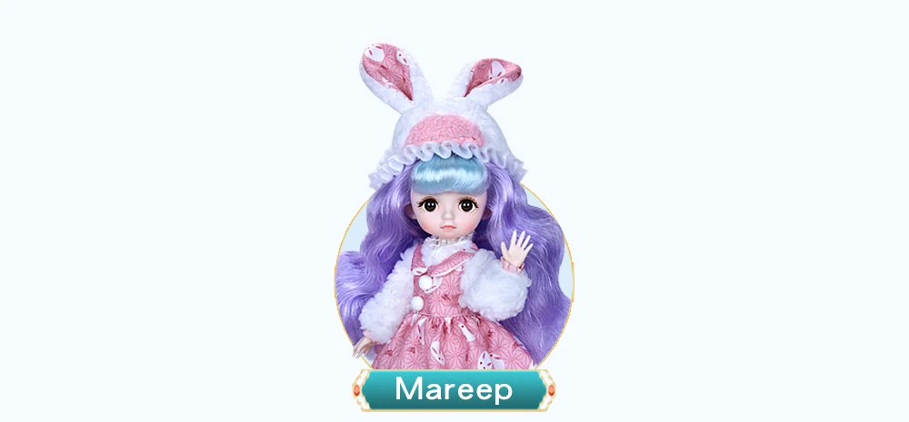 Dream Fairy 1/6 BJD Doll Trendy cute series 28cm Ball Jointed Doll Including Exquisite Clothing Headwear And Shoes Girls Gift