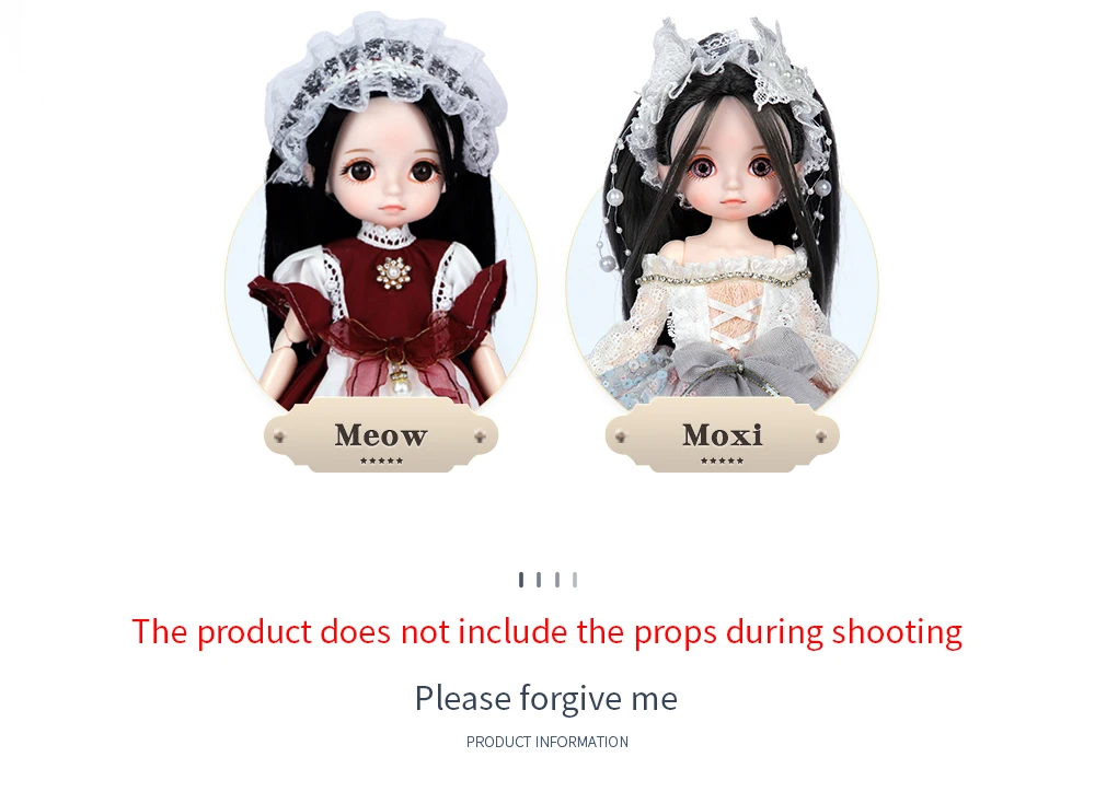 Dream Fairy 1/6 BJD Doll Trendy cute series 28cm Ball Jointed Doll Including Exquisite Clothing Headwear And Shoes Girls Gift