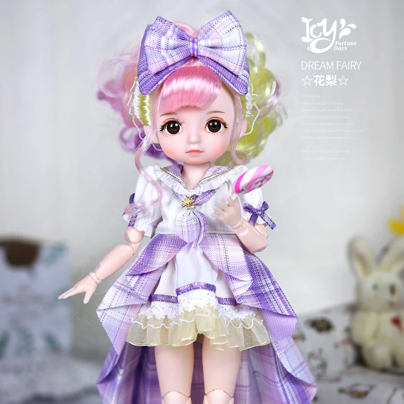 Dream Fairy 1/6 BJD Doll Trendy cute series 28cm Ball Jointed Doll Including Exquisite Clothing Headwear And Shoes Girls Gift