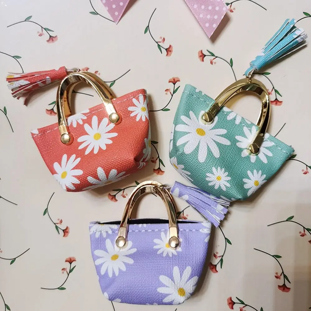 Fashion Miniature Handbag Lady Leather Purse Shoulder Bag For 1/6 BJD Dolls Outfits Accessories Dollhouse Girls Gift Toys