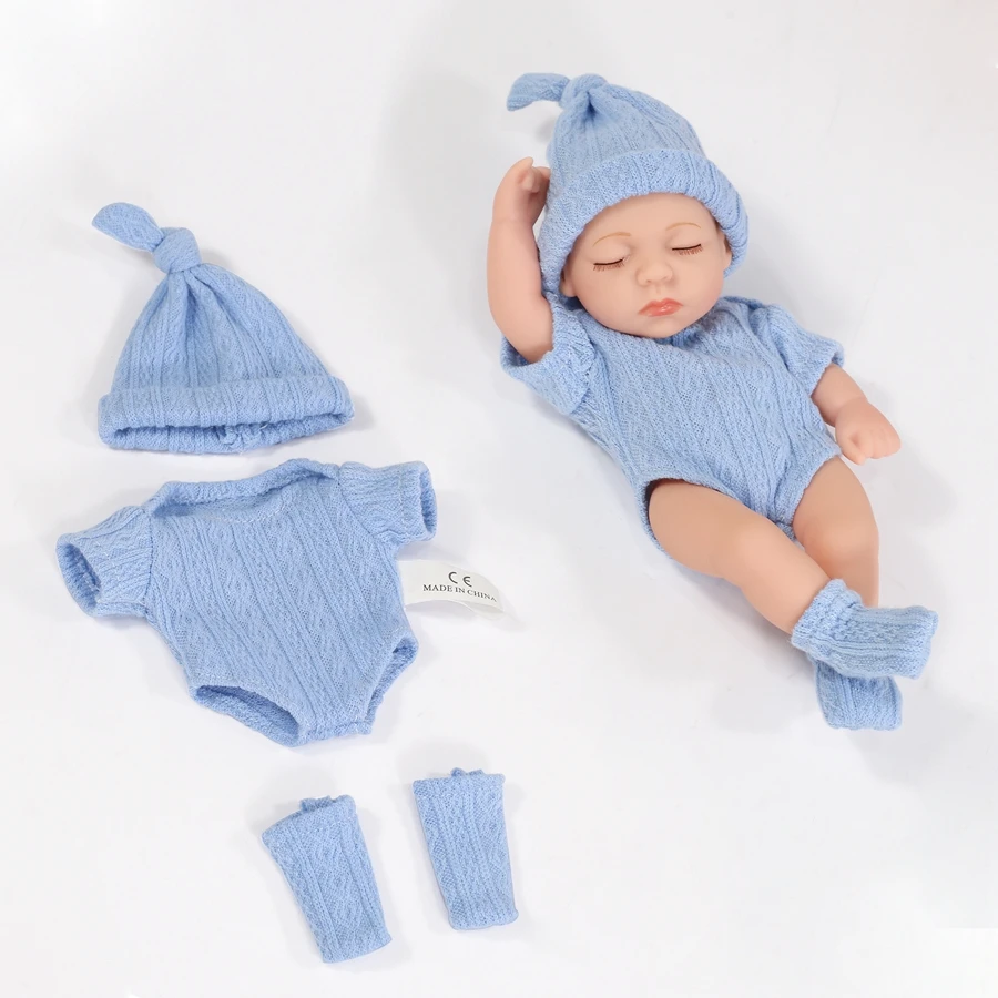 Doll Clothes for 20cm Reborn Dolls DIY Doll Accessories Clothes Toy For 8inch Baby Doll Mini Sweater Doll Clothes Accessories
