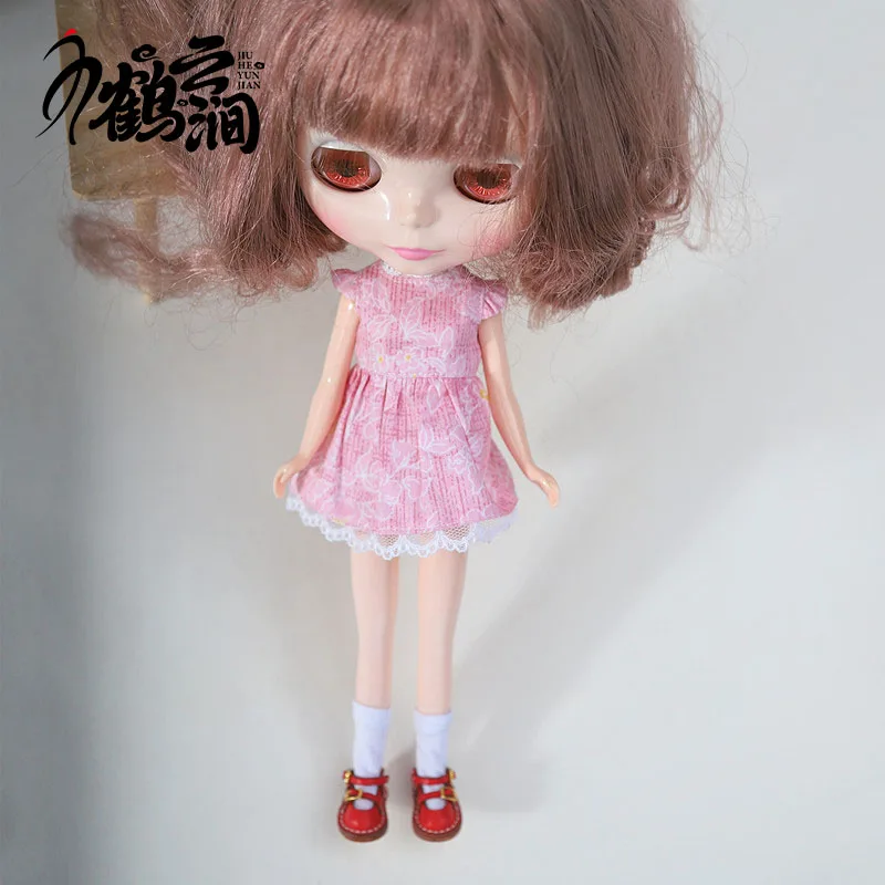 Mini Leather Shoes 1/6 1/8 1/12 OB11 Blyths Ob22 Ob24 Doll Shoes Double Shoes Shoes Toy Accessories 3.0 * 1.8cm