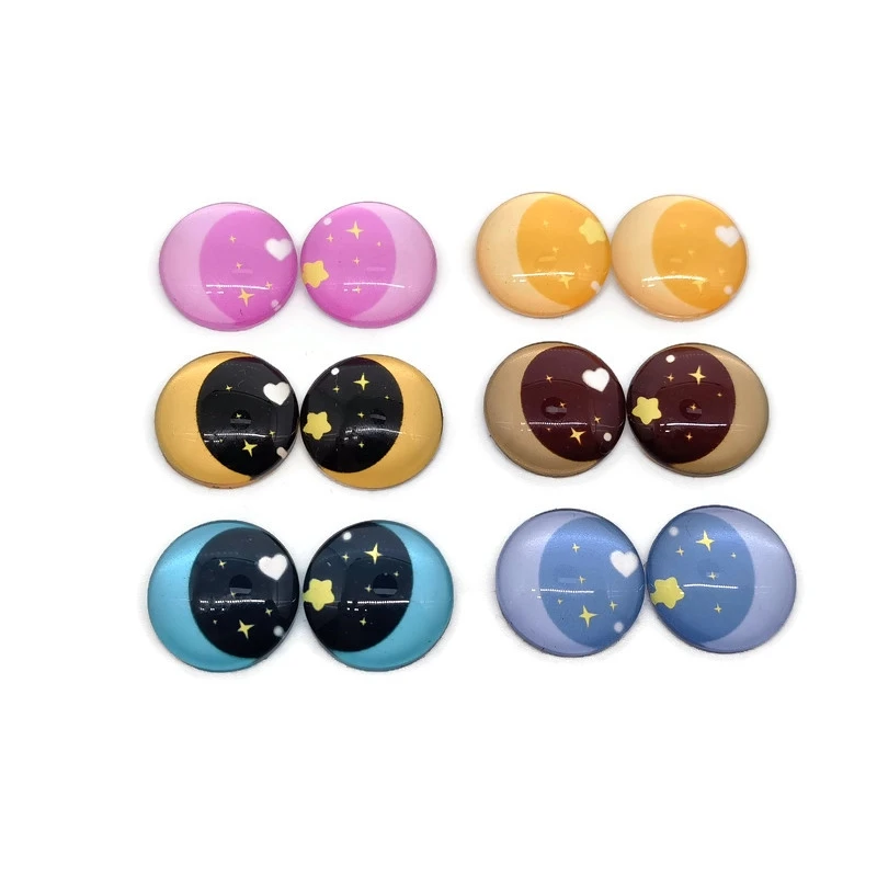 glass eyes cabochons Round 6MM-25MM Round Dome Dragon Eye Dragon Cat Eye Toys DIY Jewelry Accessory MIX Pupil Eye Cameo