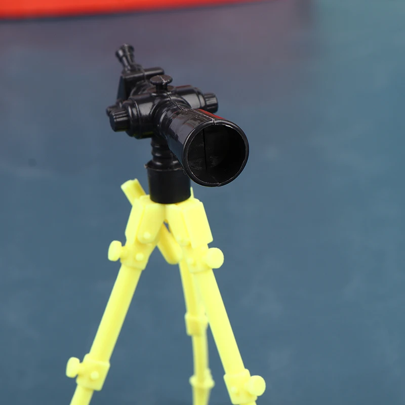 2pcs Doll Telescope Model Dollhouse Miniature Version Telescope DIY Doll Home Decor Accessories Baby Toys