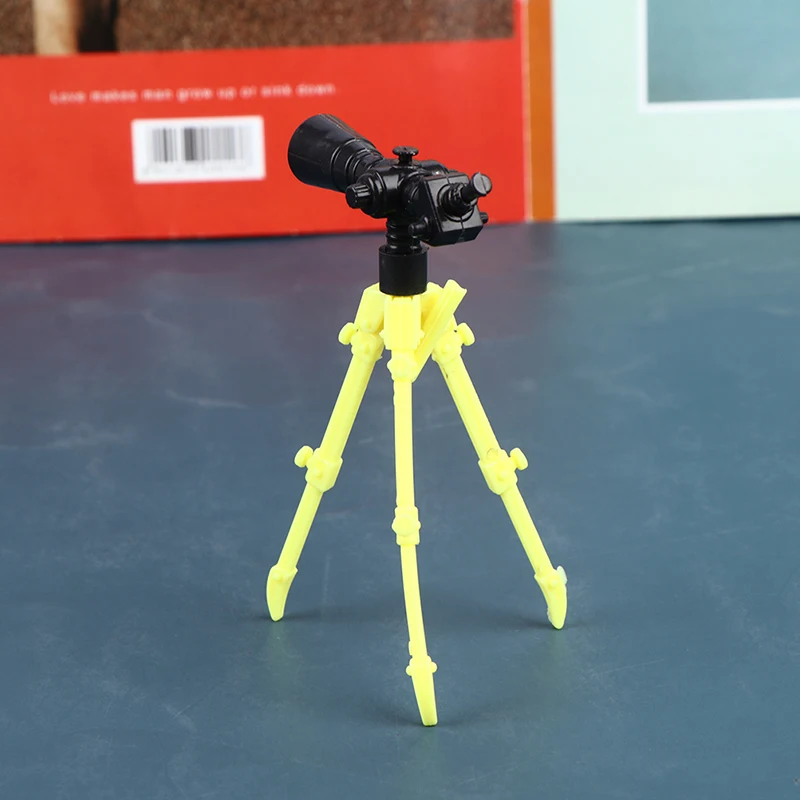 2pcs Doll Telescope Model Dollhouse Miniature Version Telescope DIY Doll Home Decor Accessories Baby Toys