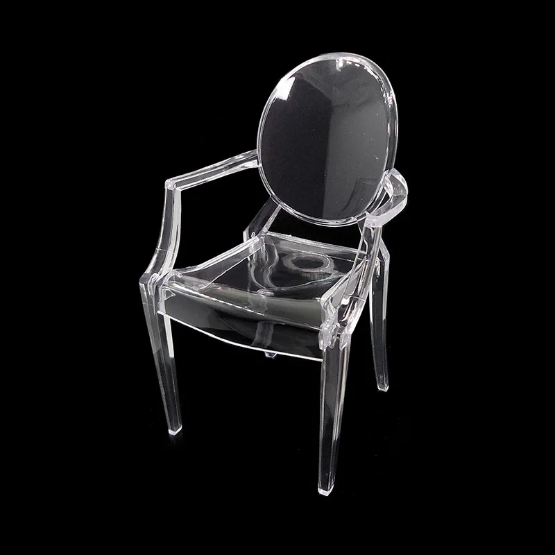 1:6 Dollhouse Mini Colorful Leisure Home Chair Model for Dollhouse Furniture Accessories