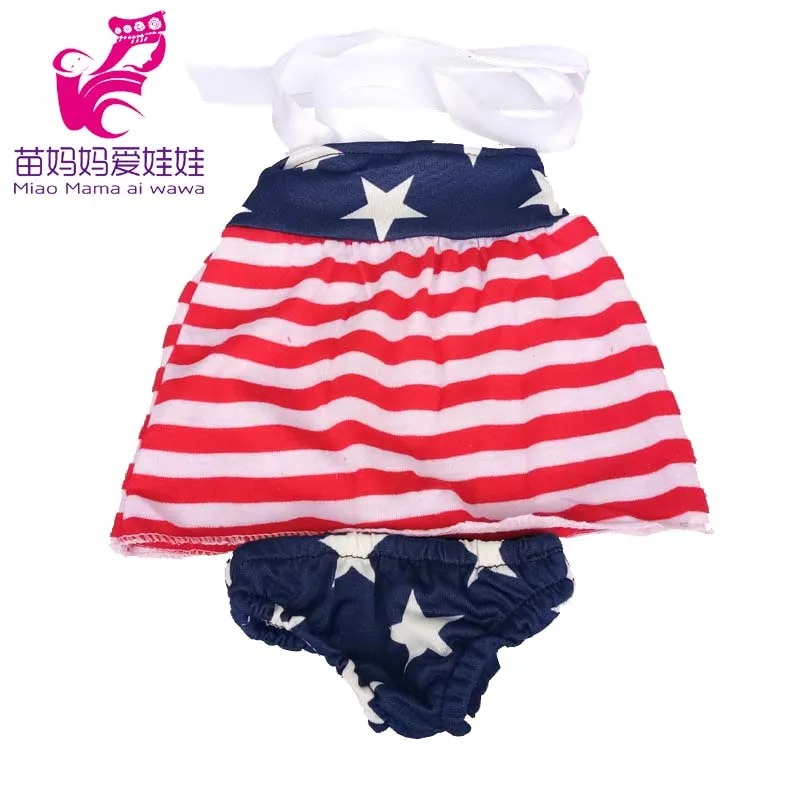 Baby Doll Rompers Slippers for 18 Inch Girl Doll Clothes Unicorn Pajama Set for Toys Doll Wear
