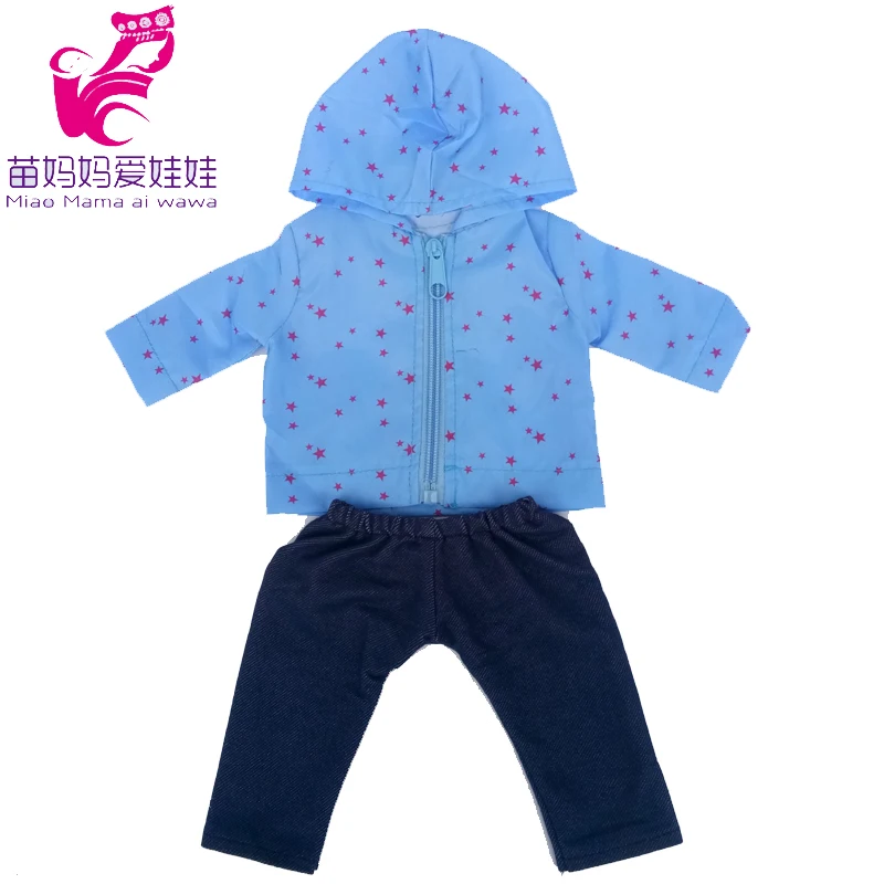Baby Doll Rompers Slippers for 18 Inch Girl Doll Clothes Unicorn Pajama Set for Toys Doll Wear