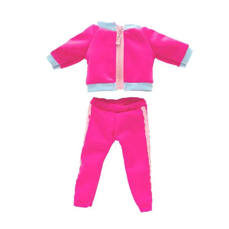 Baby Doll Rompers Slippers for 18 Inch Girl Doll Clothes Unicorn Pajama Set for Toys Doll Wear