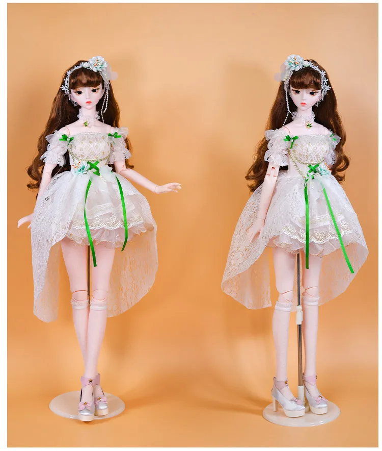 DBS Outfits For 1/3 BJD White Lace Dress Socks Pink Kimono Purple Skirt Clothes Anime Girls For SD DBS 62cm Doll