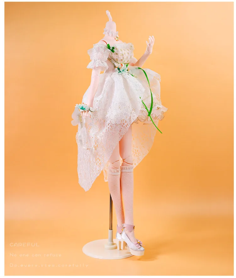 DBS Outfits For 1/3 BJD White Lace Dress Socks Pink Kimono Purple Skirt Clothes Anime Girls For SD DBS 62cm Doll