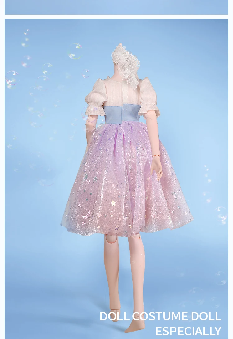 DBS Outfits For 1/3 BJD White Lace Dress Socks Pink Kimono Purple Skirt Clothes Anime Girls For SD DBS 62cm Doll